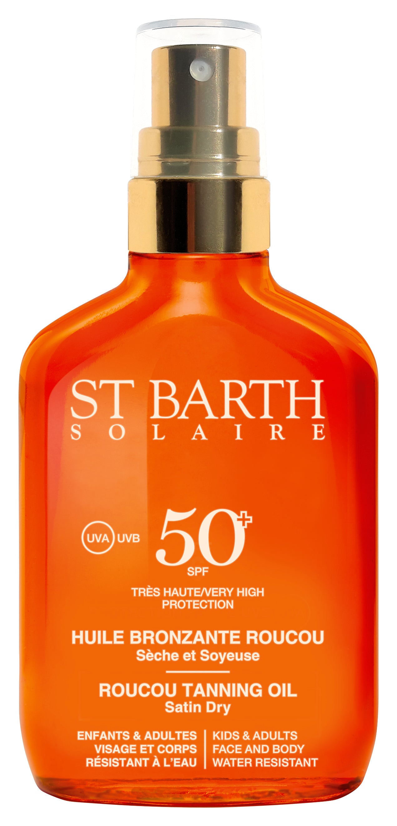 Roucou Bräunungsöl Gesicht & Körper SPF 50 UVA/UVB