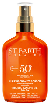 Roucou Bräunungsöl Gesicht & Körper SPF 50 UVA/UVB