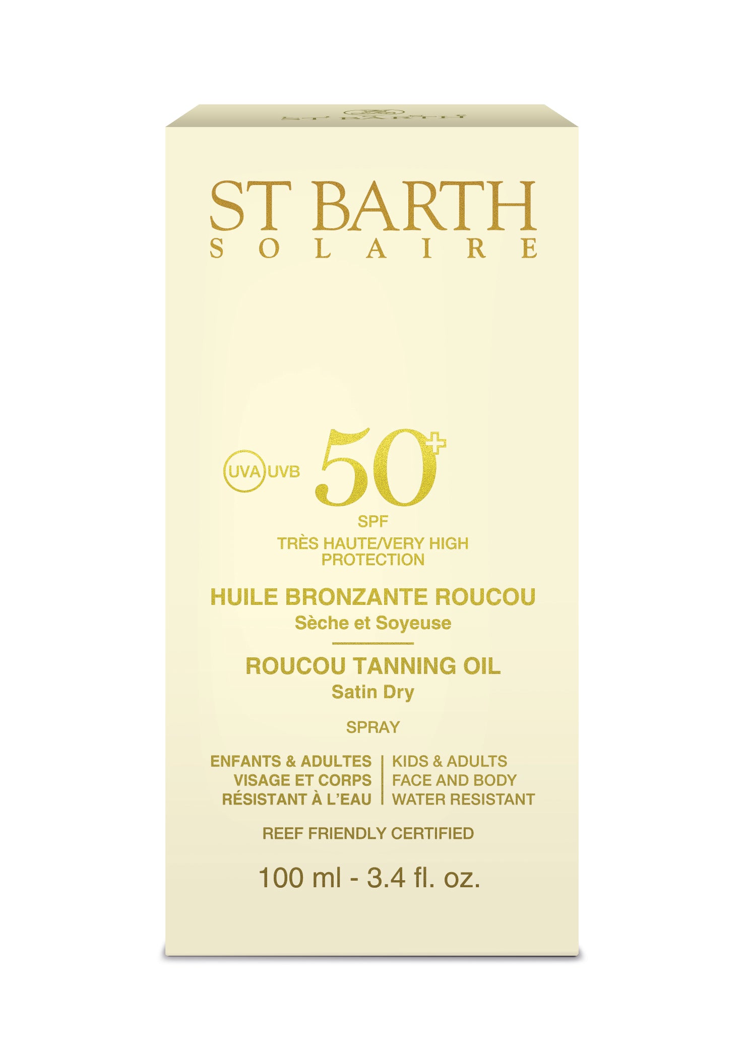 Roucou Bräunungsöl Gesicht & Körper SPF 50 UVA/UVB