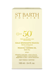 Roucou Bräunungsöl Gesicht & Körper SPF 50 UVA/UVB