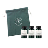 3 Pack Seaweed/Birch/Thyme Salt 100 gr + Icelandic Moss Salt Scrub 100 gr